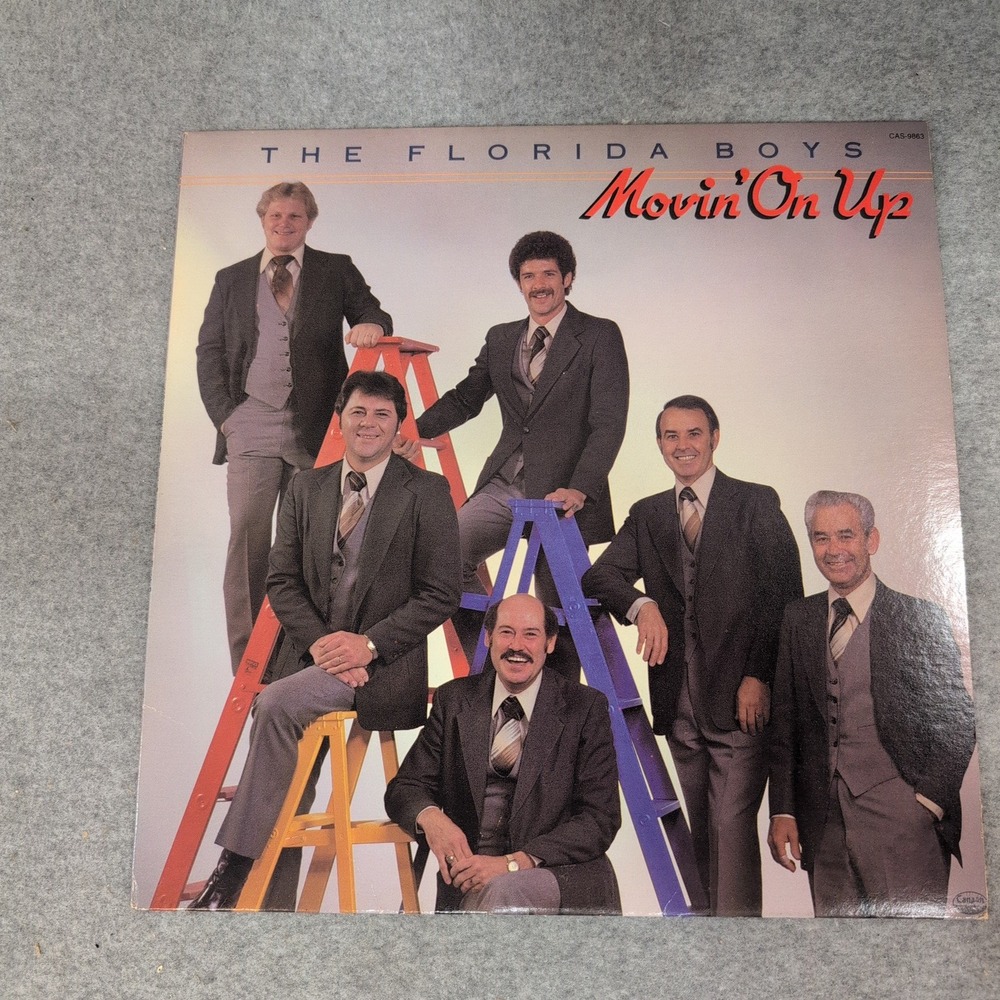 The Florida Boys Movin On Up Vinyl LP Canaan Records CAS-9863 Gospel Music
